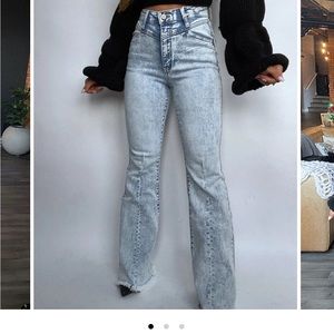 Willow boutique flare jeans